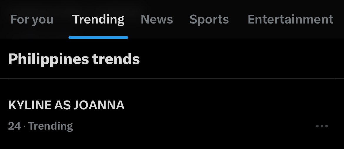 it’s been a while nung nakapasok kami sa ph trends hahaha proud of my x familyyy!

KYLINE AS JOANNA
#SIInnasPain