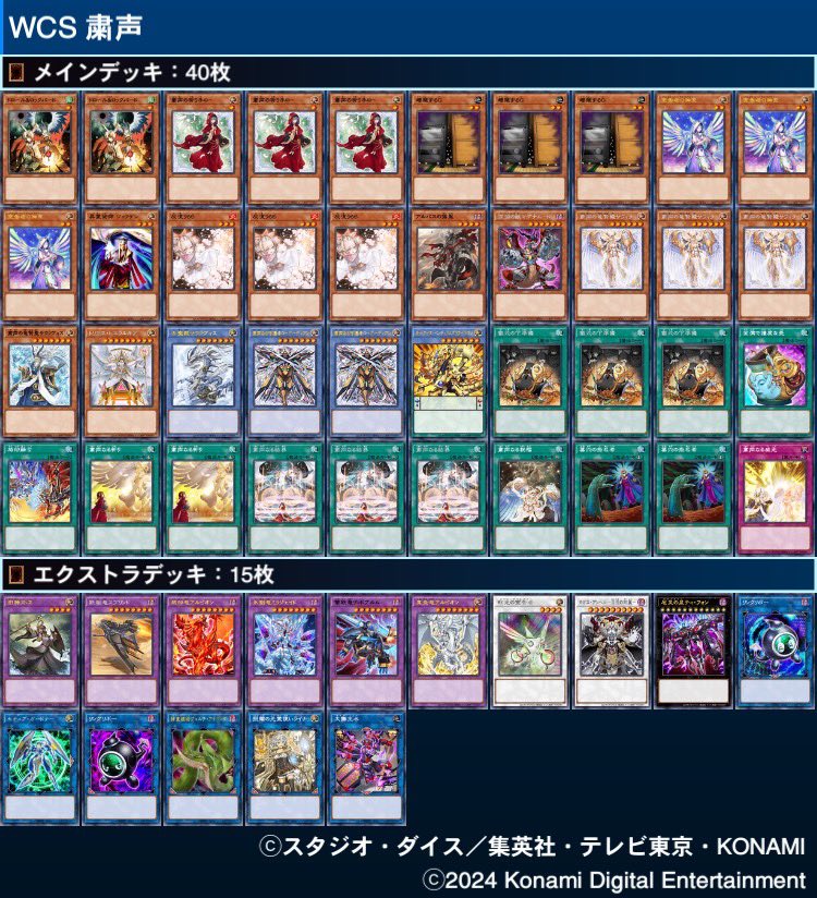 遊戯王WCS2024 【Hero's Future】 マスターデュエル部門 使用デッキ 1