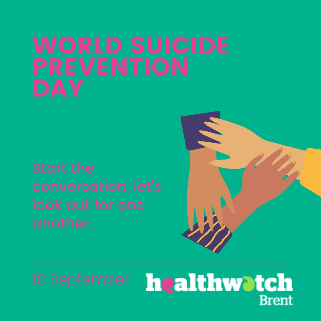Healthwatch Brent (@hw_brent) on Twitter photo Today marks World Suicide Prevention Day, a time to reduce stigma and change the narrative.
Check out these helplines on our website: healthwatchbrent.co.uk/advice-and-inf… Today marks World Suicide Prevention Day, a time to reduce stigma and change the narrative.
Check out these helplines on our website: healthwatchbrent.co.uk/advice-and-inf…