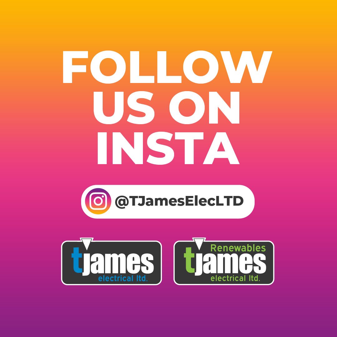 𝗧 𝗝𝗮𝗺𝗲𝘀 𝗶𝘀 𝗻𝗼𝘄 𝗼𝗻 𝗜𝗻𝘀𝘁𝗮𝗴𝗿𝗮𝗺 🎉
Follow us for the latest company updates, news, and exclusive behind the scenes content. ⚡️🔧
Connect with us and gain a closer look at how we continue to deliver our trusted electrical services to our valued customers