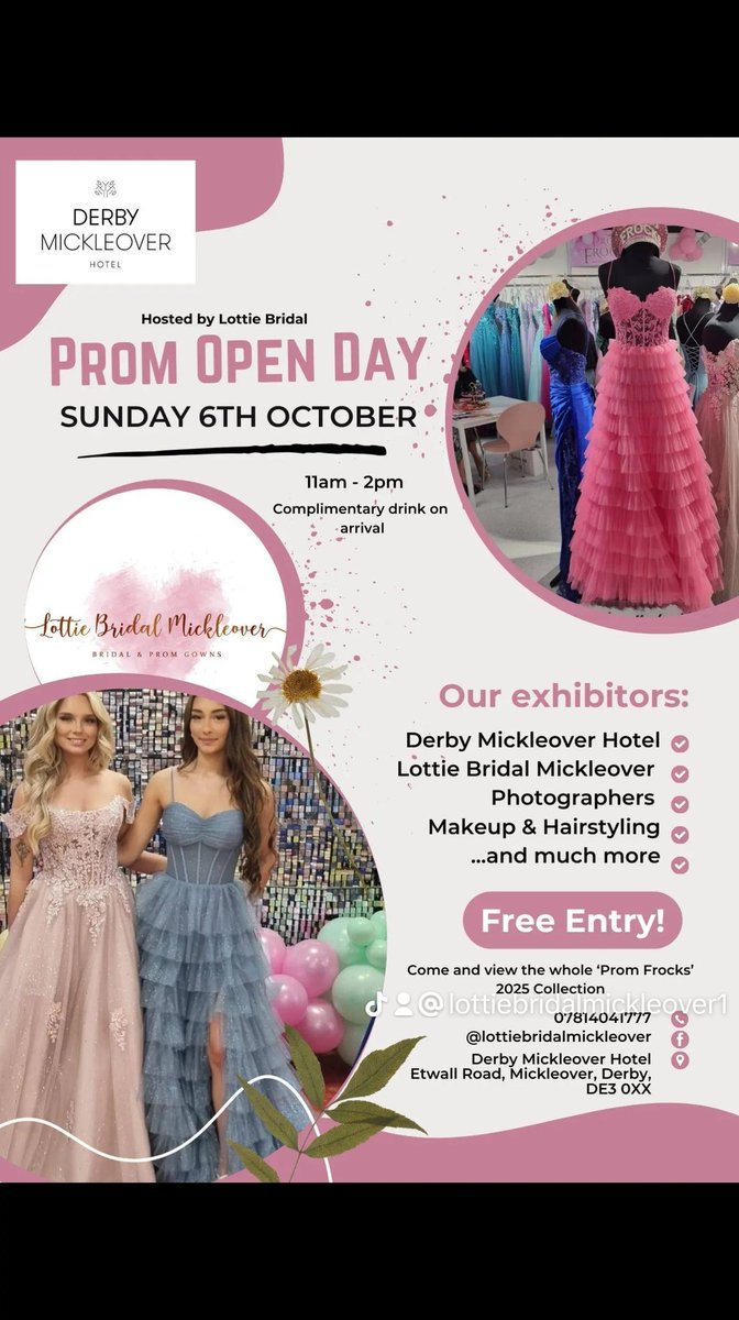 Lottie Prom (@lau21479) on Twitter photo prom event showcasing gowns ❤️
#prom2025 #promdress <a href="/derbyshire_live/">Derbyshire Live</a> #promdressshopping #promqueen #promdressshop #pageantpartyprom #Mickleover #standoutfromthecrowd #school #schoollife #standoutfromtherest #derby #beautifuldress #promfrocks #beautifuldresses #booktoday prom event showcasing gowns ❤️
#prom2025 #promdress <a href="/derbyshire_live/">Derbyshire Live</a> #promdressshopping #promqueen #promdressshop #pageantpartyprom #Mickleover #standoutfromthecrowd #school #schoollife #standoutfromtherest #derby #beautifuldress #promfrocks #beautifuldresses #booktoday