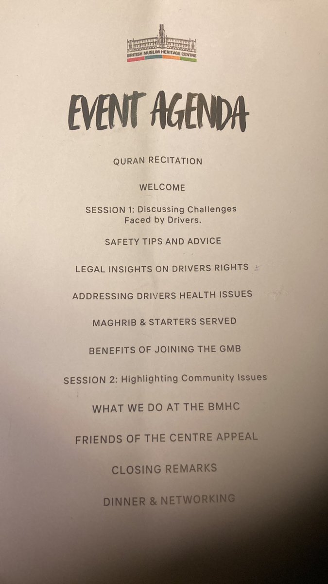 Great to speak to private Hire Drivers last night at the Beautiful Muslim Heritage Centre Manchester on <a href="/GMB_union/">GMB Union</a> and importance of organising for workers rights with those working in the Gig economy. “No one goes to work to be a slave in their vehicle” <a href="/GMB_Pro_Drivers/">GMB Pro Drivers 🇬🇧</a>
