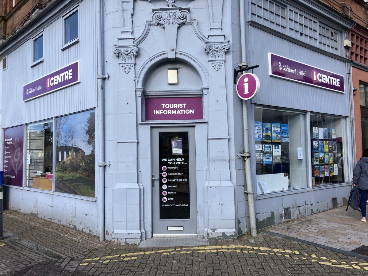 20 people in Oban Tourist Information Centre this morning, all getting face to face advice from helpful staff. Quite ridiculous of ⁦<a href="/VisitScotland/">VisitScotland</a>⁩ to close all TICs from autumn. We come every year and they are all very useful. Can’t get same help online.