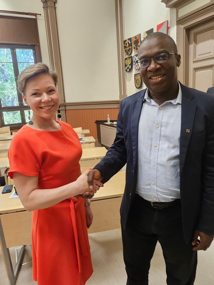 seyimakinde's tweet photo. My team and I are in Helsinki, Finland where we have held meetings with the Regional Mayor of Northern Savo, @tyttimaatta; the Mayor of Lisalmi, @JarmoRonkainen; and the Director of Ylä-Savo Federation of Education, Kari Puumalainen. The meetings centred on bilateral relations between the region and Oyo State covering skilled work through advanced vocational training and development as well as investment promotion in our agribusiness sector.