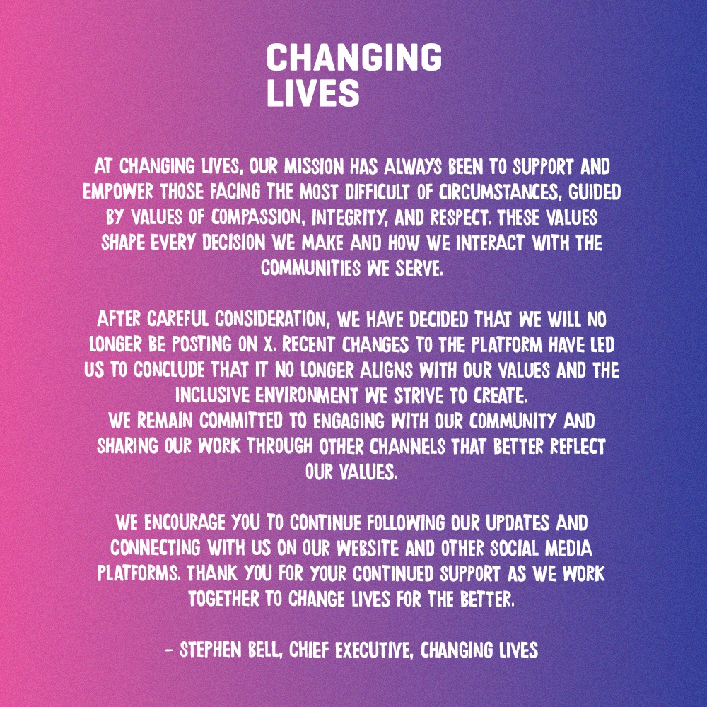 Changing Lives tweet media