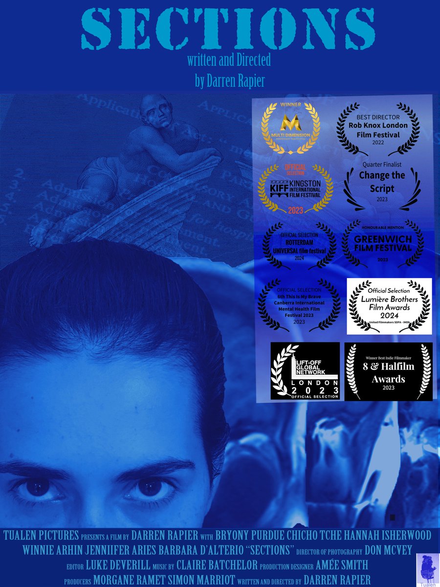 Our proof of concept short film, set in an adolescent mental health unit #sectionsfilm will be having its last festival cinema screening at the #Nottinghamfilmfestival on Sunday 13th October at 13:00. Get along if you can! nottinghamfilmfestival.com #mentalhealth