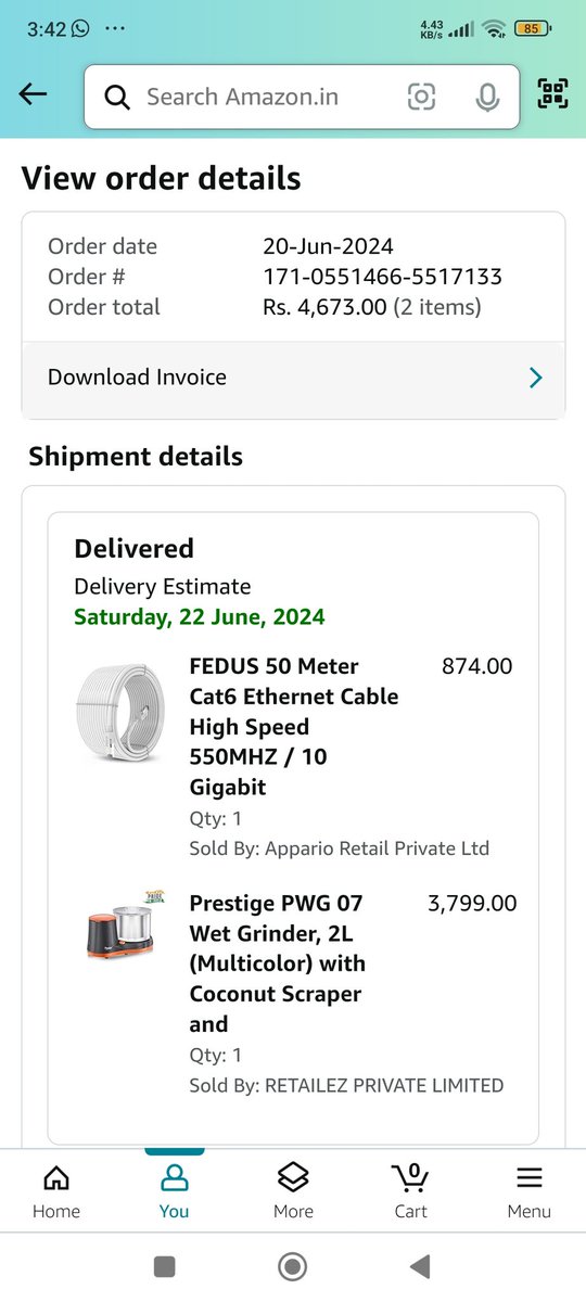 RC158846721's tweet image. Same product.. Same address.. But if we seek gst invoice then they reject the order by cancelling it without any calls made to me and no delivery attempted.. #AmazonMagic #AmazonPrimeDay #AmazonCheating #AmazonFraud #Russia #Isreal #UkraineRussiaWar #BJPHitandRun
