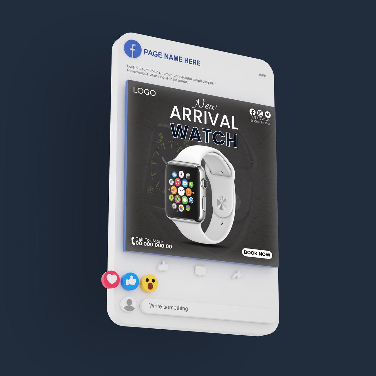 shajulgfx's tweet photo. Precision in every tick—and every pixel. Here’s a watch post designed to captivate on social media!
behance: https://t.co/IS6J8aVswa
Linkedin: https://t.co/rYl2KWXUw7
WhatsApp: +8801754969236
Email: shajulislamsumon@gmail.com
#GraphicDesign #socialmedia #graphics #design #social https://t.co/5XsZjxrqnB