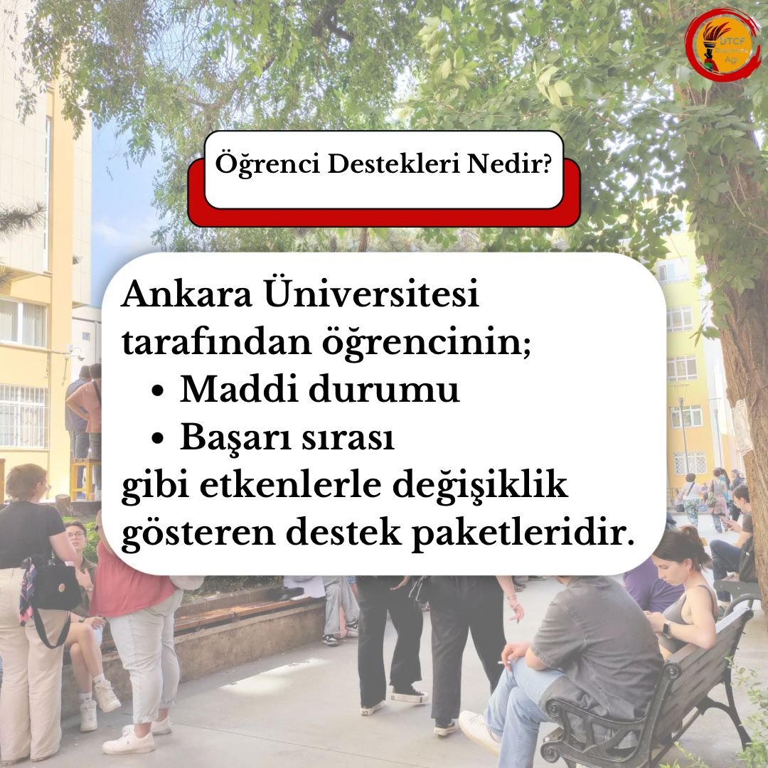 DTCF Öğrenci Dayanışma Ağı tweet media
