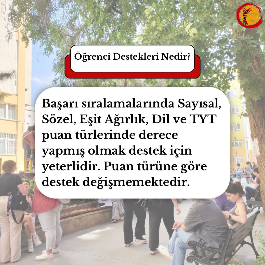 DTCF Öğrenci Dayanışma Ağı tweet media