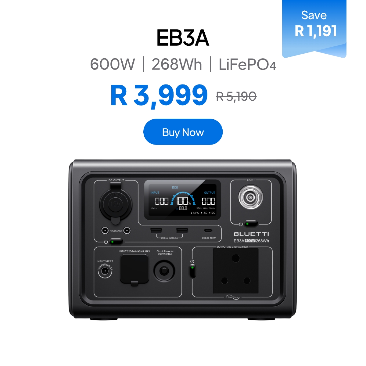 bluetti_za's tweet photo. 🚨 BLUETTI Power Week Sale is ON! 🚨Eco-Friendly Energy at Unbeatable Prices 💥

✅ 30 Days Money-Back Guarantee
✅ 2-6 Years Warranty
✅ Free Local Shipping
✅ Lifetime Customer Support

Don’t miss out—grab yours now!
🔗 

#PowerWeek https://t.co/LHeke0g0a9