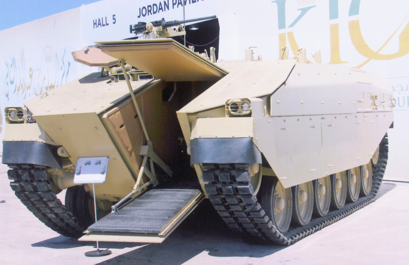 JonHawkes275's tweet photo. Jordanian Al Dawsar APC, based on Centurion (Tariq) tank hull and with the rather unusual front dismount doors, could be a handy capability in urban environments, albeit at a cost if you kept the armour that thin https://t.co/bovkiUB4f7