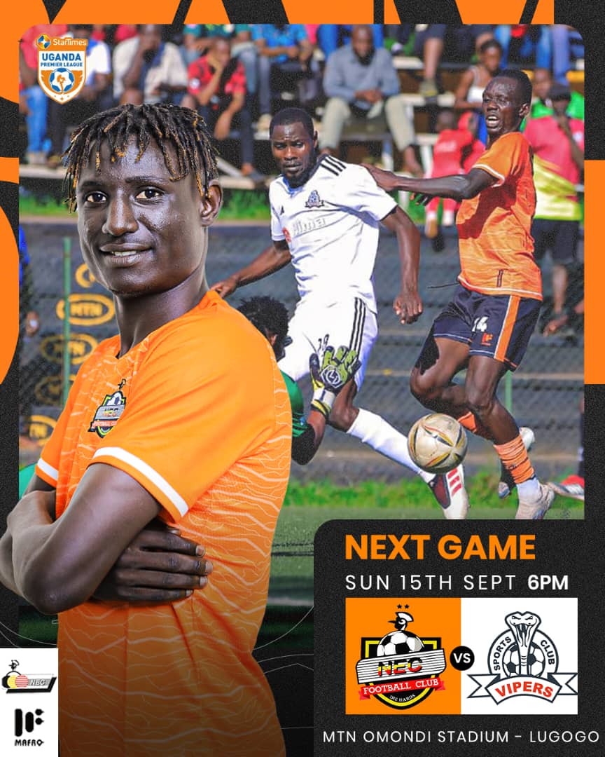 The <a href="/UPL/">StarTimes Uganda Premier League</a> 2024/25 season opener against <a href="/VipersSC/">𝐕𝐢𝐩𝐞𝐫𝐬 𝐒𝐩𝐨𝐫𝐭𝐬 𝐂𝐥𝐮𝐛</a> with exclusive broadcast on <a href="/fufatv1/">FUFA Tv</a>

#NECVIP #StarTimesUPL #Diehards