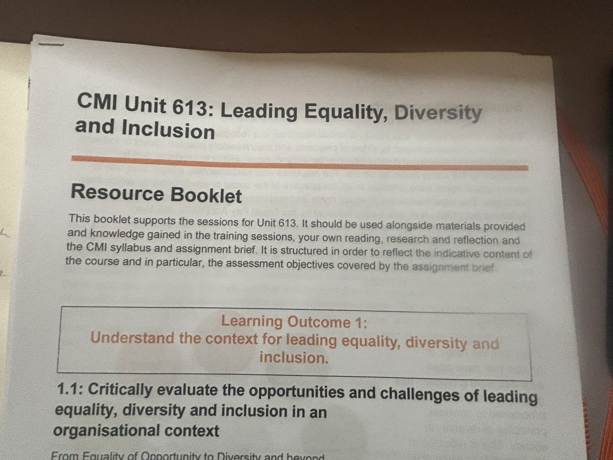 Officially start this course today with @IncEmp. Haven’t done an assignment since finishing uni - about 16 years ago 🥴 I’m looking forward to the challenge and the learning. But most importantly the impact this will have <a href="/BrilliantClub/">The Brilliant Club</a> as we continue to deliver on our EDI aims.