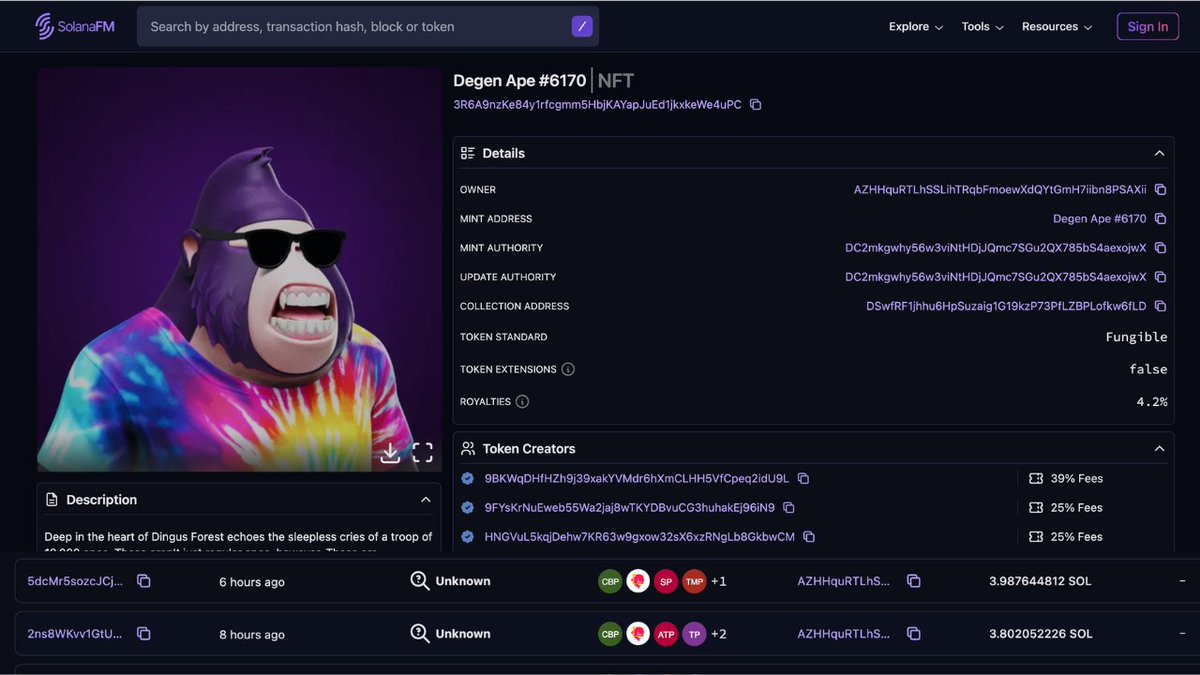 sl_guides's tweet image. Being paid a full 2 weeks loan for only 2 hours... Thank you @SharkyFi 

Some of the best collections that repay their loans.
@GalacticGeckoSG 
@DegenApeAcademy 
@CyberFrogsNFT 
@Claynosaurz 

#sharky #nftlending #NFTs #Solana