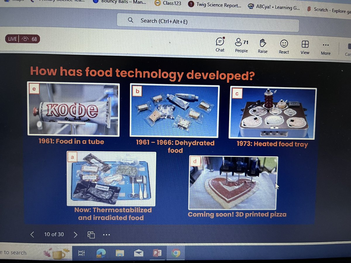 GarnockPrimary's tweet photo. Learning about life in space as part of our IDL topic #TechWeCan #rafcharitable @GarnockCampus https://t.co/OMjEJB3zes