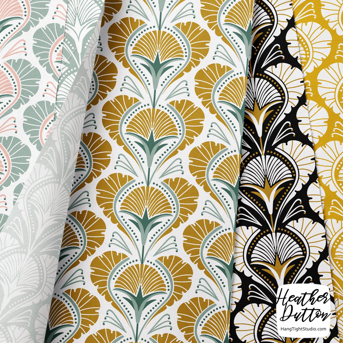 The color rabbit hole pulled me in and I created a handful of new colorways for my Regency design 😁 bit.ly/3WF8KOu 

#patterndesigner #patterndesign #surfacedesign #surfacepattern #artlicensing #spoonflower