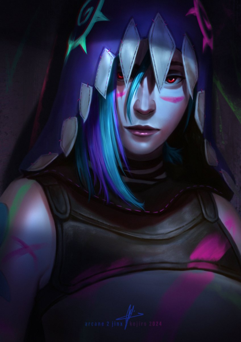 「Jinx fanart! Hype for Arcane 2!! #arcane」|James P | RM PCDのイラスト