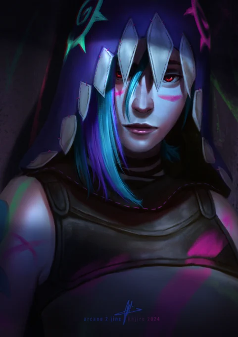 Jinx fanart! Hype for Arcane 2!! #arcane 