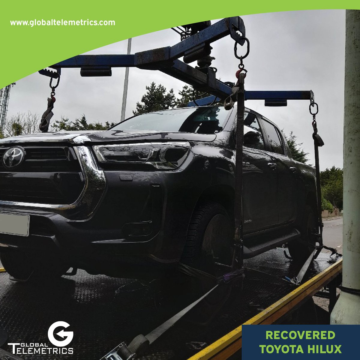 globaltele's tweet photo. Stolen and put on to false plates, the thieves were no match for our 24/7/365 monitored device and our Repatriations Team who recovered this Toyota Hilux alongside the police.
#Stolen #TogetherWeCan #Toyota #ToyotaHilux #Hilux #ProtectWhatsYours #DisruptingCriminality #ItPaysToInvestInSecurity #Recovered #Tracked #SmarTrack #Theft #CarTheft