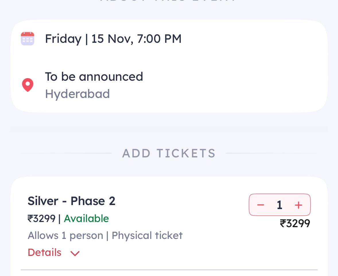nikki_xnikkix's tweet photo. Delhi diljit tickets were weirdly managed? @zomato 
Unlike other states where we could add number of tickets and pay, in delhi we can to select the seat which was impossible to be. This is video at 12:03 for Delhi. The next is how it was in any other city. Disappointing tbh https://t.co/VBgQJN656K
