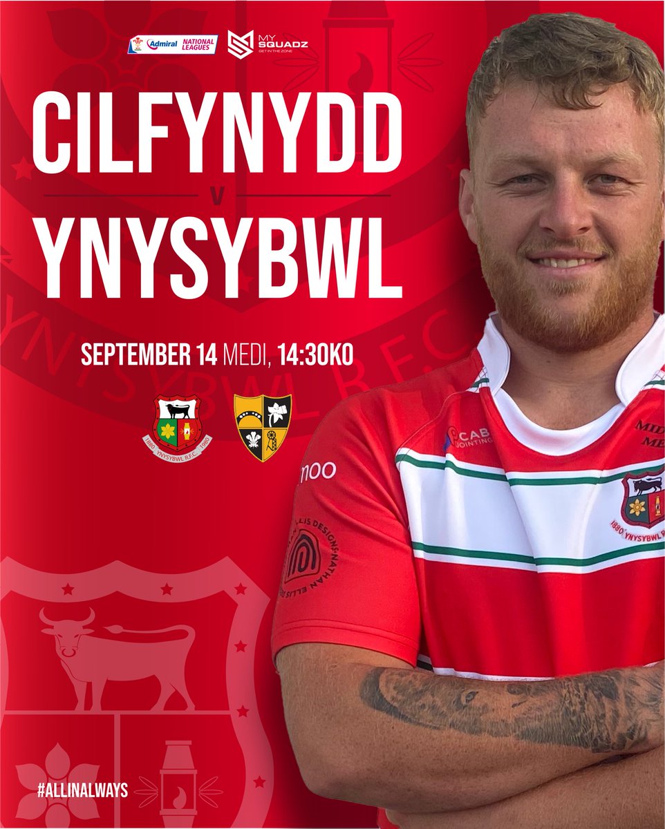 Ynysybwl_RFC's tweet photo. WEEKEND FIXTURES

All 3 senior sides in action this weekend which sees the return of the League fixtures for both the First XV and Ladies.

First XV vs @CilfynyddRFC (A) 
Second XV vs @MachenRugby (A)
Ladies XV vs @AbercwmboiRFC (A) 

Get out and support the Bwl

#allinalways 🐂 https://t.co/M89Y4jqSB0