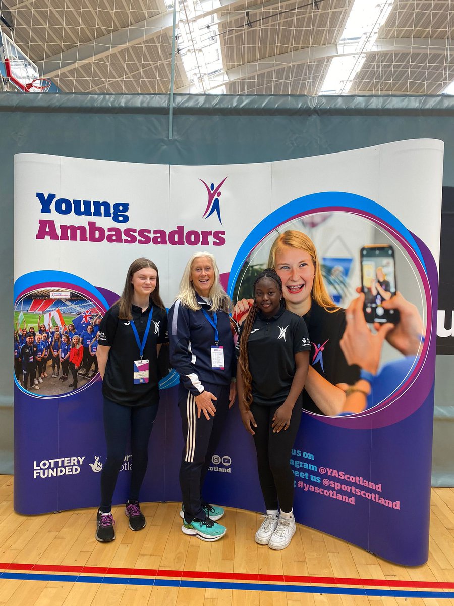 stahssport's tweet photo. Shout out to two of our new Young Ambassadors Louisa &amp; Kehinde representing Auggies at the Young Ambassadors conference at the Oriam today! @ActiveSchoolsED #YASSCOTLAND https://t.co/mVrLwHDGAQ