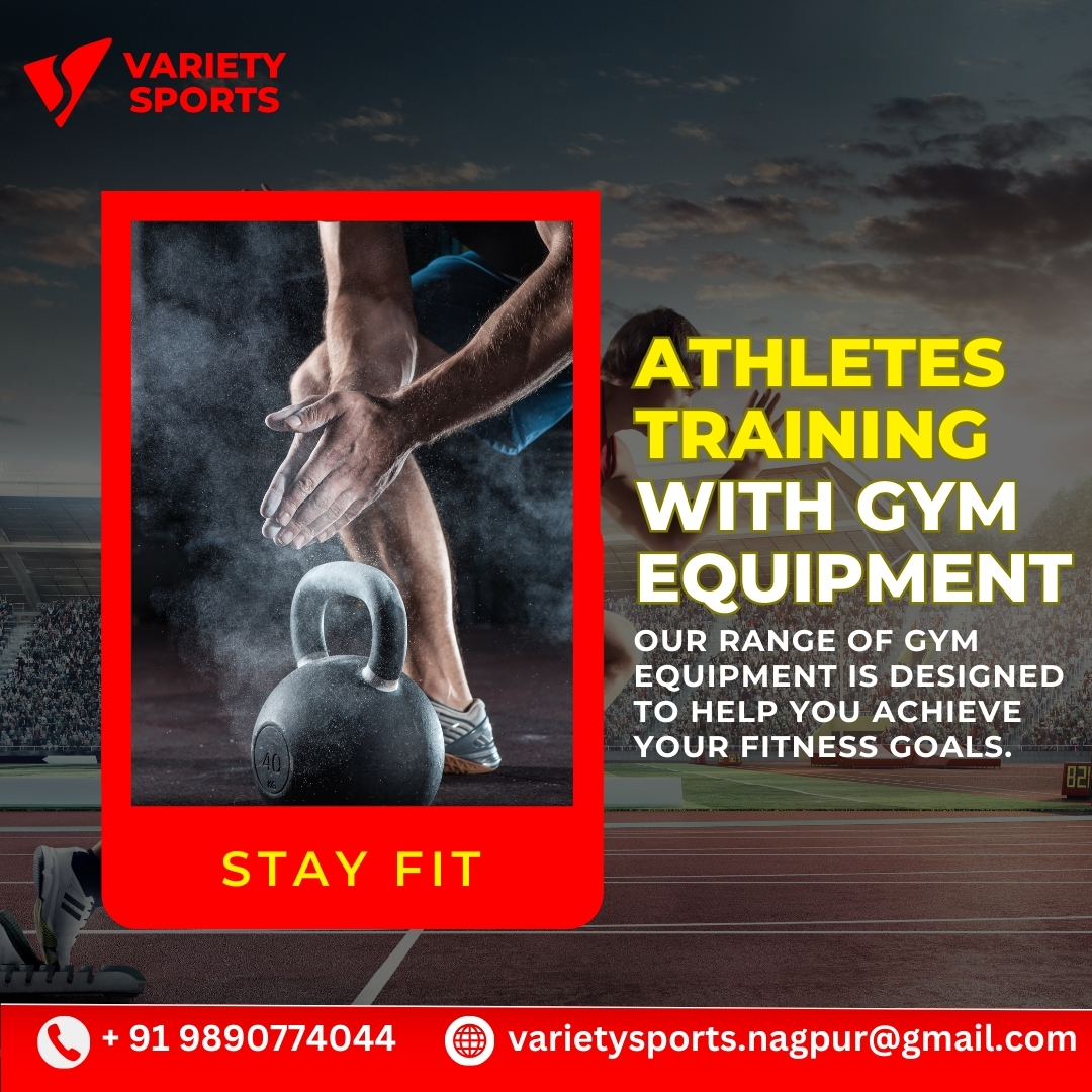 Variety_Sports_'s tweet photo. 💪 Looking for top-quality gym equipment to help you stay fit and reach your fitness goals? Look no further! Variety Sports has the equipment you need.🏋️‍♂️
 #AthletesTraining #retailshop #VarietySportsShop #TwittwerAthletespost #nagpur #sitabuldi #sportsaccessories #sportswear https://t.co/eMVU653YiS