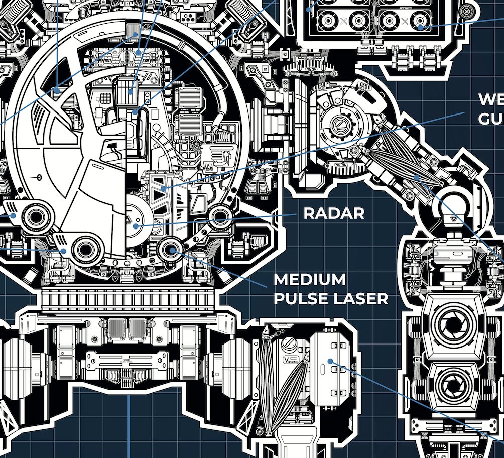 f3rkad's tweet image. Timber Wolf, cutaway illustration
#timberwolf #ClanWOLF #battletech #ghostbear #JadePhoenix #mecha #cutaway #battlemech #ferkad #digitalillustration #opencommission