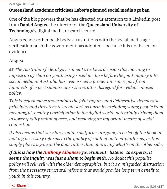 Daniel Angus is absolutely on the money here.