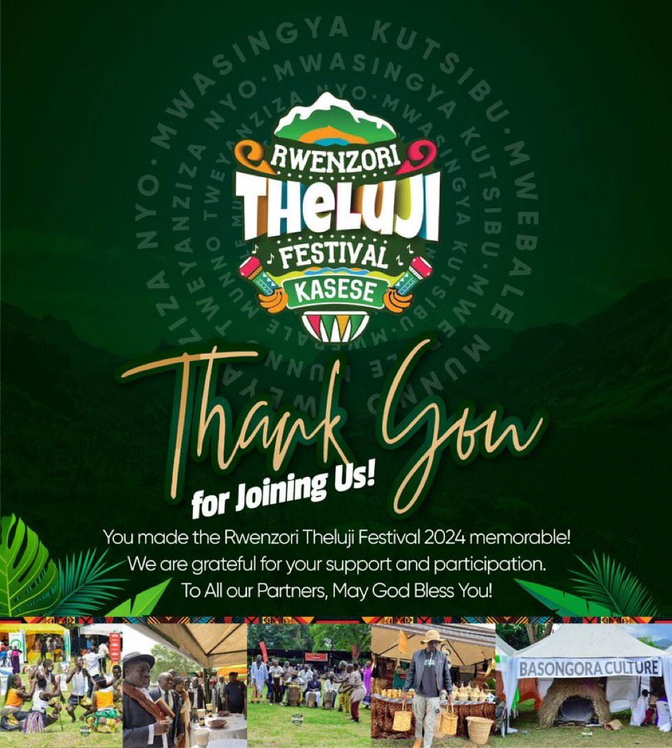 Almeida_UG's tweet photo. Thank you to everyone who made the Rwenzori Theluji Festival an unforgettable experience! The music, dance, and vibrant energy truly showcased the beauty of our culture and community. Can't wait for next year! #RwenzoriThelujiFestival24 #Grateful #CulturalCelebration https://t.co/DOpRV66ODH