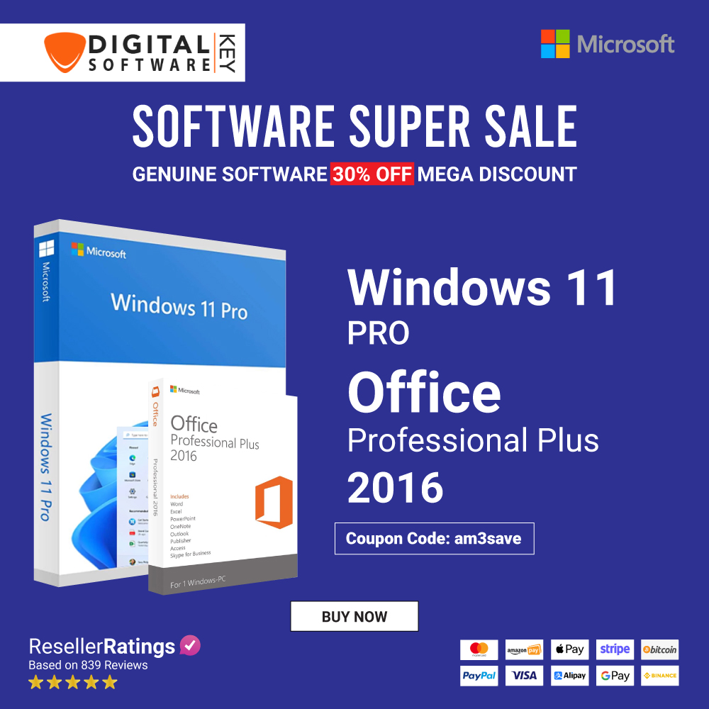 MimParvin4's tweet image. Windows 11 Pro - Experience the latest and most secure Windows OS. 

Office Professional Plus 2016 - Get the complete suite of productivity tools.

Order Now: digitalsoftwarekey.com
#softwarelicence #genuinelicence #guaranteedlicence #Windows11Pro #officeprofessionalplus2016