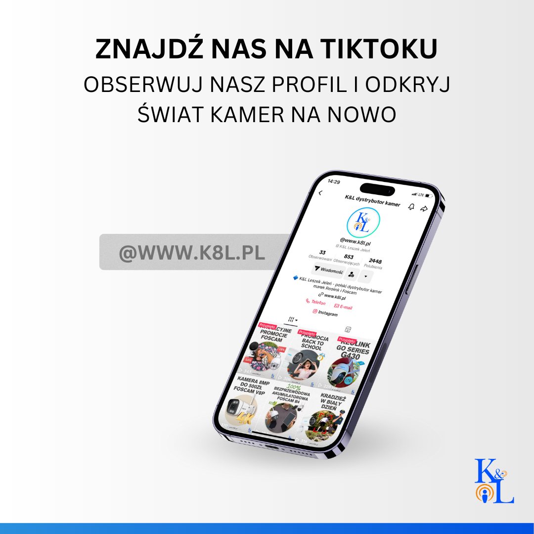 reolink_foscam's tweet image. 📲 Znajdziecie nas także na TikToku! Wpadajcie, by nie przegapić ciekawego contentu, który tam dla Was publikujemy 

#Reolink | #Foscam