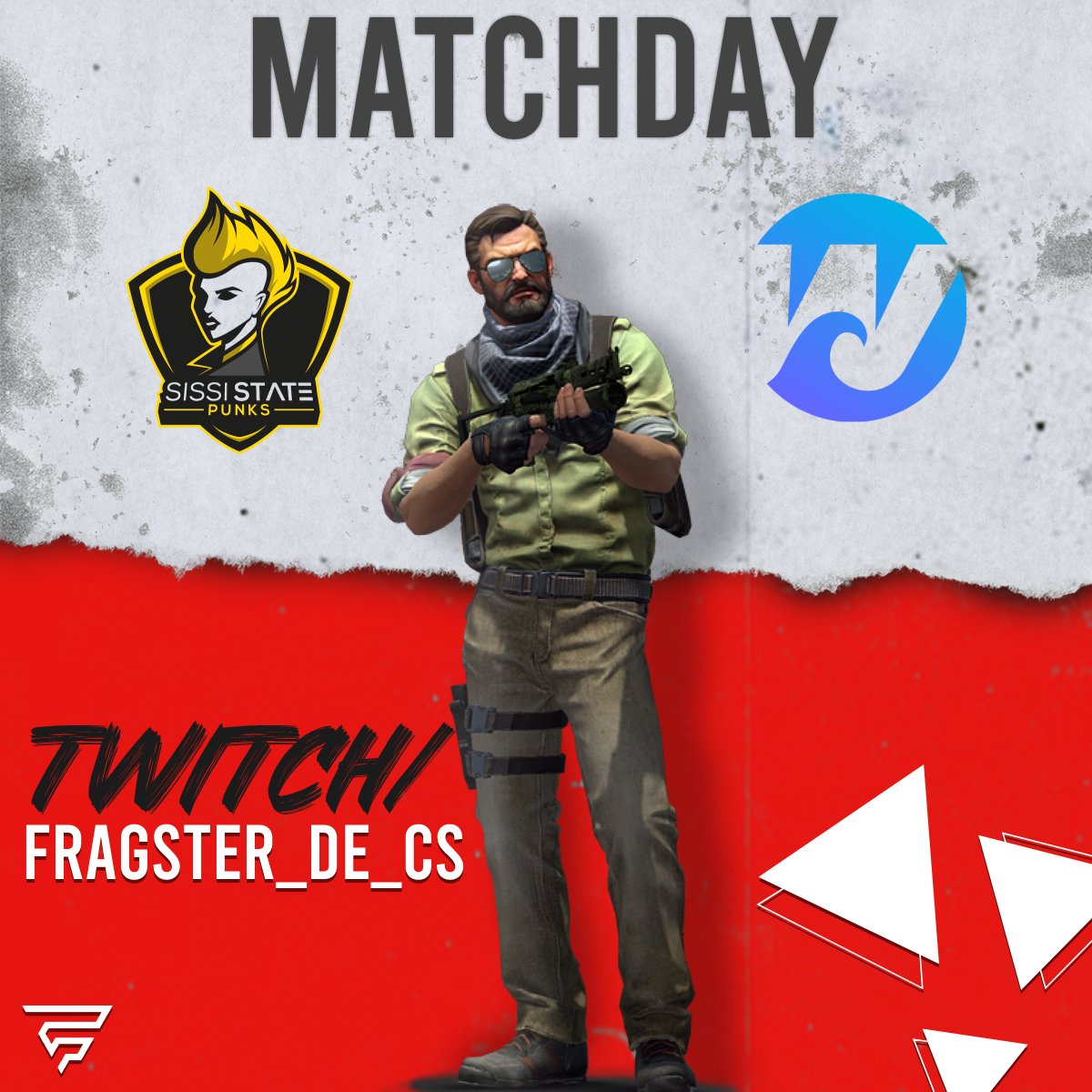 FragsterD's tweet photo. 🚨Heute um 19:00 das erste von zwei Duellen: Sissi State Punks vs. WAVE Esports!⚔️
Wer wird eurer Meinung nach den Sieg erringen? 🏆
Verpasst dieses spannende Match nicht! 🎮💥
#Esports #SissiStatePunks #WAVEEsports https://t.co/OiImAfhb8P