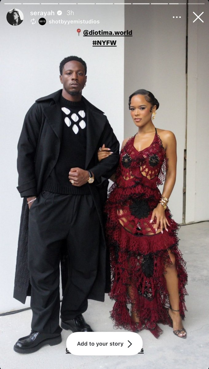 Yemi_PR's tweet photo. Photographed Joey Badass and Serayah yesterday at the Diotima SS25 #NYFW  Presentation.. #NYFW #ShotByYemiStudios #NYCPhotographer https://t.co/6oxRzOjRR5
