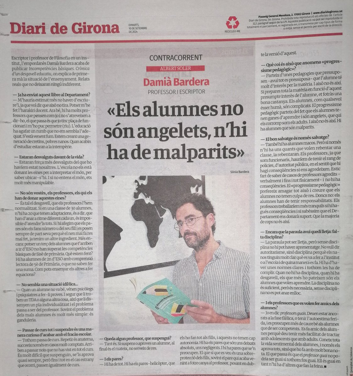 Gràcies, <a href="/albertsolerbufi/">Albert Soler Bufí</a>, per aquesta entrevista. Un plaer.