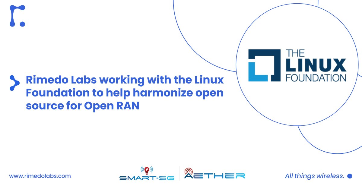 #RimedoLabs is working with the <a href="/linuxfoundation/">The Linux Foundation</a> to help harmonize open source for #OpenRAN. 

An LF-led steering team considers various options for the evaluation. Rimedo Labs is engaged to conduct a technical evaluation of the different RICs and to provide recommendations.