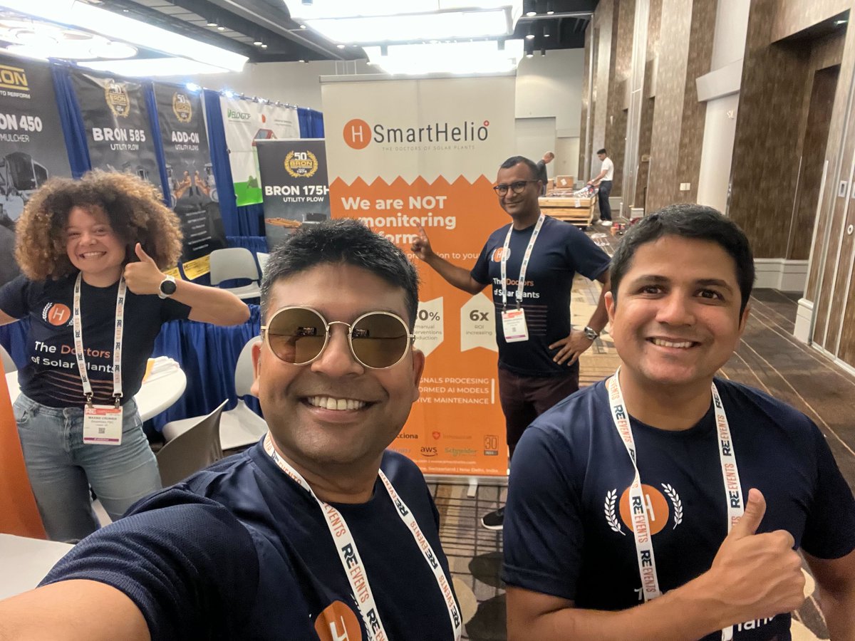 Behind the scenes: Our team’s getting ready for #REPlus2024! Stay tuned for more updates from Booth MP101. 🚀 

#SolarEnergy  #SolarInnovation #PredictiveAI