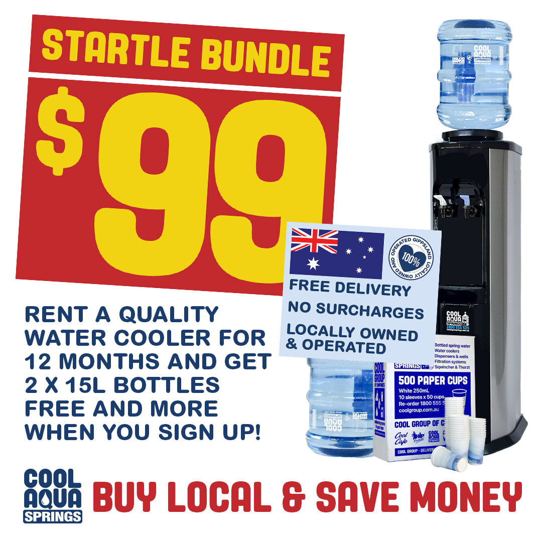 coolaquasprings's tweet image. Get bottled spring water delivered to your office or home with our $99 Starter Bundle. Call 1300 290 342 or message us bit.ly/COOL-water-coo… #WaterCoolerRental #SpringWaterDelivery #CoolAquaSprings #Gippsland