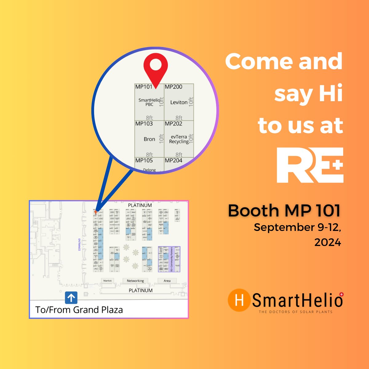 Good afternoon from #REPlus2024! 🌞 

We’re ready at Booth MP101 (Marriott Ballroom). 
Drop by to discover the future of solar energy efficiency. 💡 

#PredictiveAI  #RePlusEvents