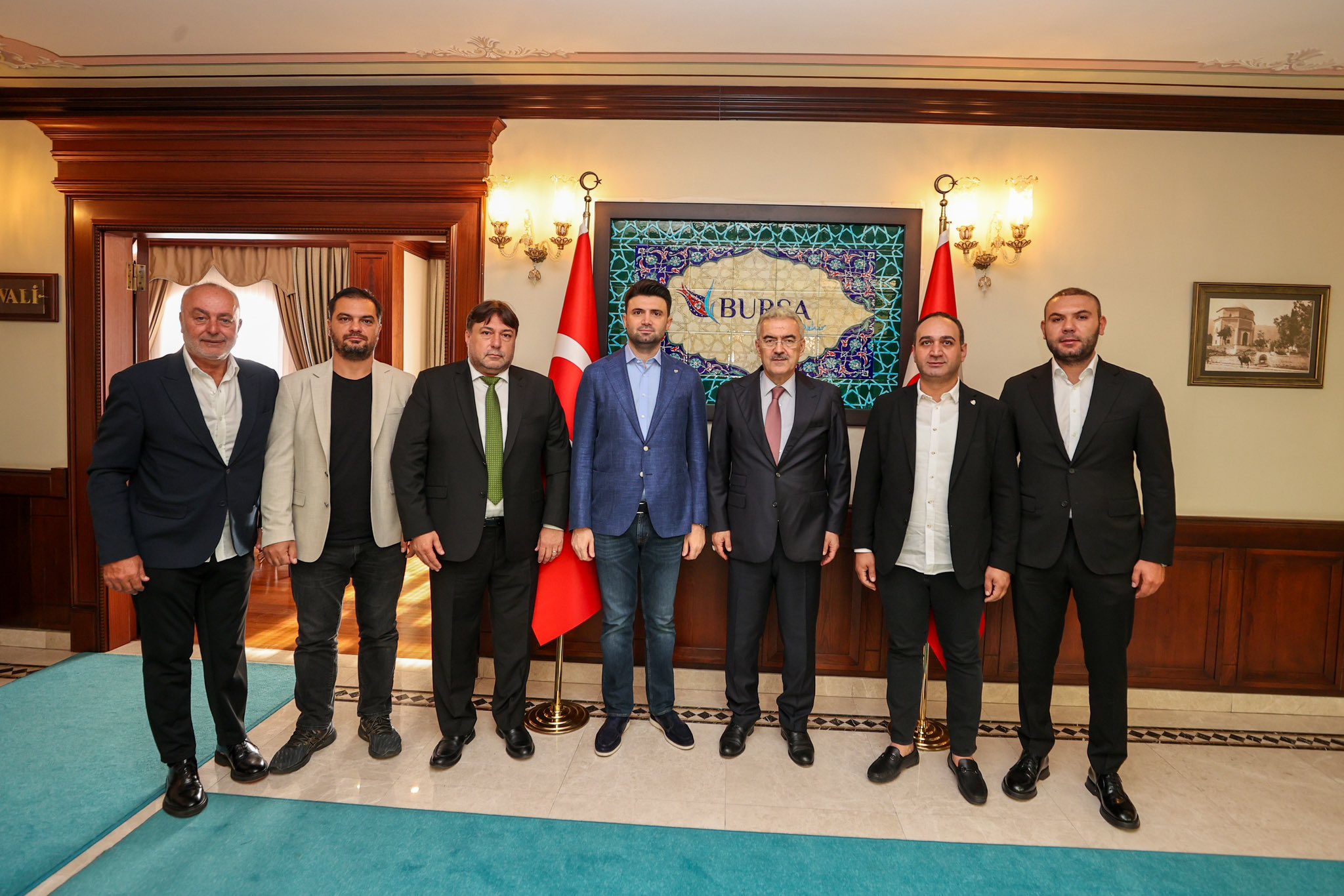 Bursaspor'dan Bursa Valisi  Erol Ayyıldız'a ziyaret!-Bursa Hayat Gazetesi-2