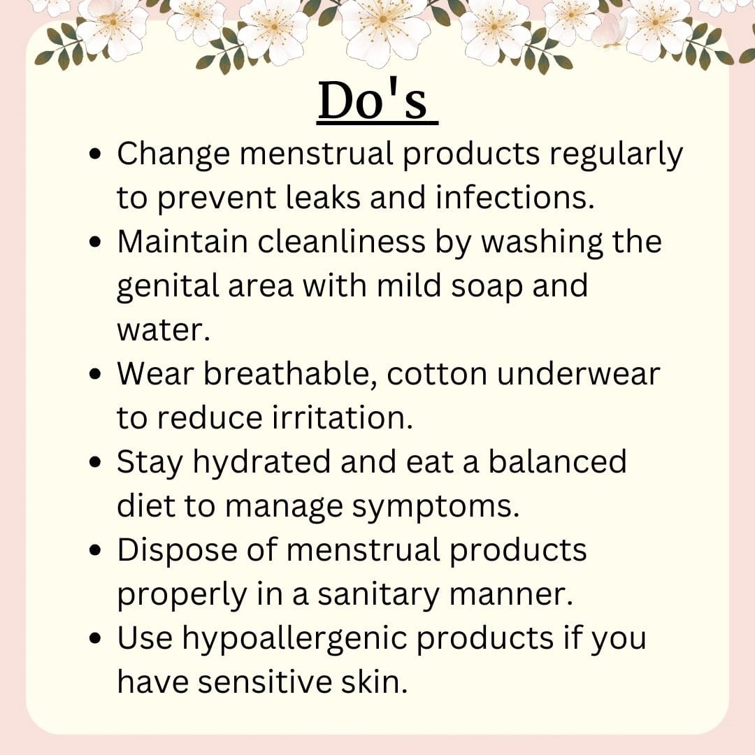 FlowTeenTribe's tweet photo. Must know Do's and Don'ts for perfect menstrual hygiene! #hygine #Health #periods #HealthIsWealth @WHO @MoHFW_INDIA @WomensHealthMag https://t.co/t9vHzOnPwD