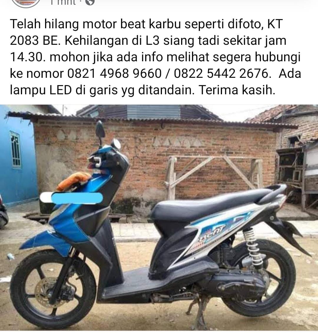 SamarindaUpdate's tweet photo. Info Kehilangan #Samarinda #SamarindaUpdate https://t.co/lXDHhUxoma