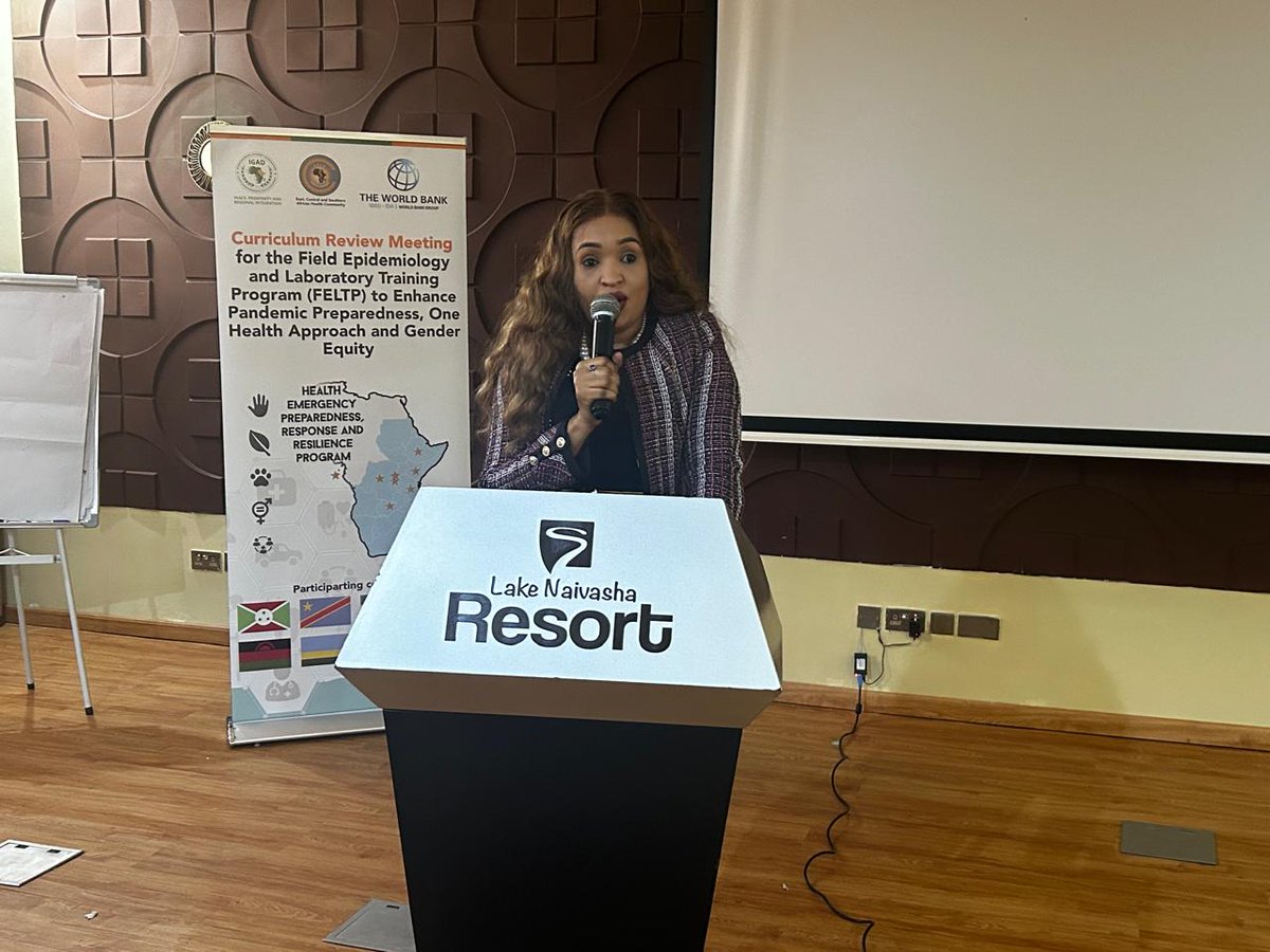 IGADHealthS's tweet photo. #HEPRRPUpdates
@IGADsecretariat in partnership with @ECSA_HC and collaborating with the #HEPRRP participating countries, @CDCgov and @AFENETAfrica is conducting a #5_days meeting of experts to review curriculum for the Intermediate Epidemiology training program in #Naivasha, Kenya.
The #curriculum is primarily focused to;
📌Strengthen Preparedness and response to Health Emergencies,
📌Enhancing One Health approach, as well,
📌Incorporating Antimicrobial Resistance (AMR) concepts in the training.
The meeting is part of the @WorldBank funded Health Emergency Preparedness and Response Program (HEPRRP) under the Multiphase Programmatic Approach (MPA) support to countries in the Eastern and Southern Africa region.
⚕️Workforce development is a priority area for support under HEPRR - MPA program