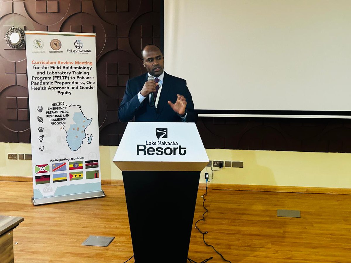 IGADHealthS's tweet photo. #HEPRRPUpdates
@IGADsecretariat in partnership with @ECSA_HC and collaborating with the #HEPRRP participating countries, @CDCgov and @AFENETAfrica is conducting a #5_days meeting of experts to review curriculum for the Intermediate Epidemiology training program in #Naivasha, Kenya.
The #curriculum is primarily focused to;
📌Strengthen Preparedness and response to Health Emergencies,
📌Enhancing One Health approach, as well,
📌Incorporating Antimicrobial Resistance (AMR) concepts in the training.
The meeting is part of the @WorldBank funded Health Emergency Preparedness and Response Program (HEPRRP) under the Multiphase Programmatic Approach (MPA) support to countries in the Eastern and Southern Africa region.
⚕️Workforce development is a priority area for support under HEPRR - MPA program