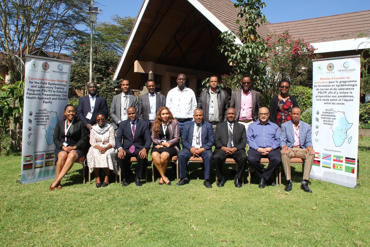 IGADHealthS's tweet photo. #HEPRRPUpdates
@IGADsecretariat in partnership with @ECSA_HC and collaborating with the #HEPRRP participating countries, @CDCgov and @AFENETAfrica is conducting a #5_days meeting of experts to review curriculum for the Intermediate Epidemiology training program in #Naivasha, Kenya.
The #curriculum is primarily focused to;
📌Strengthen Preparedness and response to Health Emergencies,
📌Enhancing One Health approach, as well,
📌Incorporating Antimicrobial Resistance (AMR) concepts in the training.
The meeting is part of the @WorldBank funded Health Emergency Preparedness and Response Program (HEPRRP) under the Multiphase Programmatic Approach (MPA) support to countries in the Eastern and Southern Africa region.
⚕️Workforce development is a priority area for support under HEPRR - MPA program