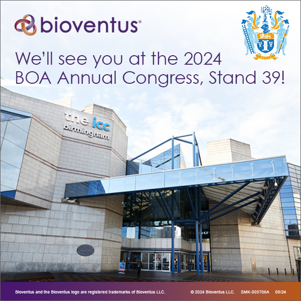 Attending the <a href="/BritOrthopaedic/">BOA</a> 2024 Annual Congress, 17th-20th September? Visit Stand 39 to learn about innovative therapies for active healing from <a href="/Bioventus/">Bioventus Bioventus</a>.

Bioventus is a proud sponsor of #BOAAC24!