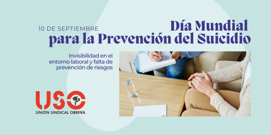 SindicatoUSO's tweet photo. #USODenuncia la falta de datos para abordar la prevención del #suicidio en el ámbito laboral. Esto provoca que el suicidio motivado total o parcialmente por factores laborales continúe invisibilizado. #USO recuerda algunas normas básicas de #PRL para ello.
https://t.co/eDw9JBz6ve https://t.co/91rWxPV765