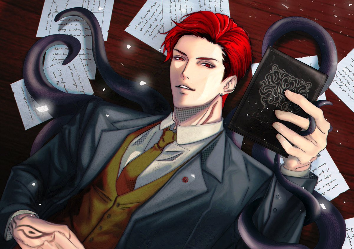 TheaterEn's tweet photo. First off, we have Kokuyou as Francis &amp; Cthulhu from The Call of Cthulhu + Cthulhu Mythos by RUI @RUUUI_XV ! https://t.co/Of7rD44616