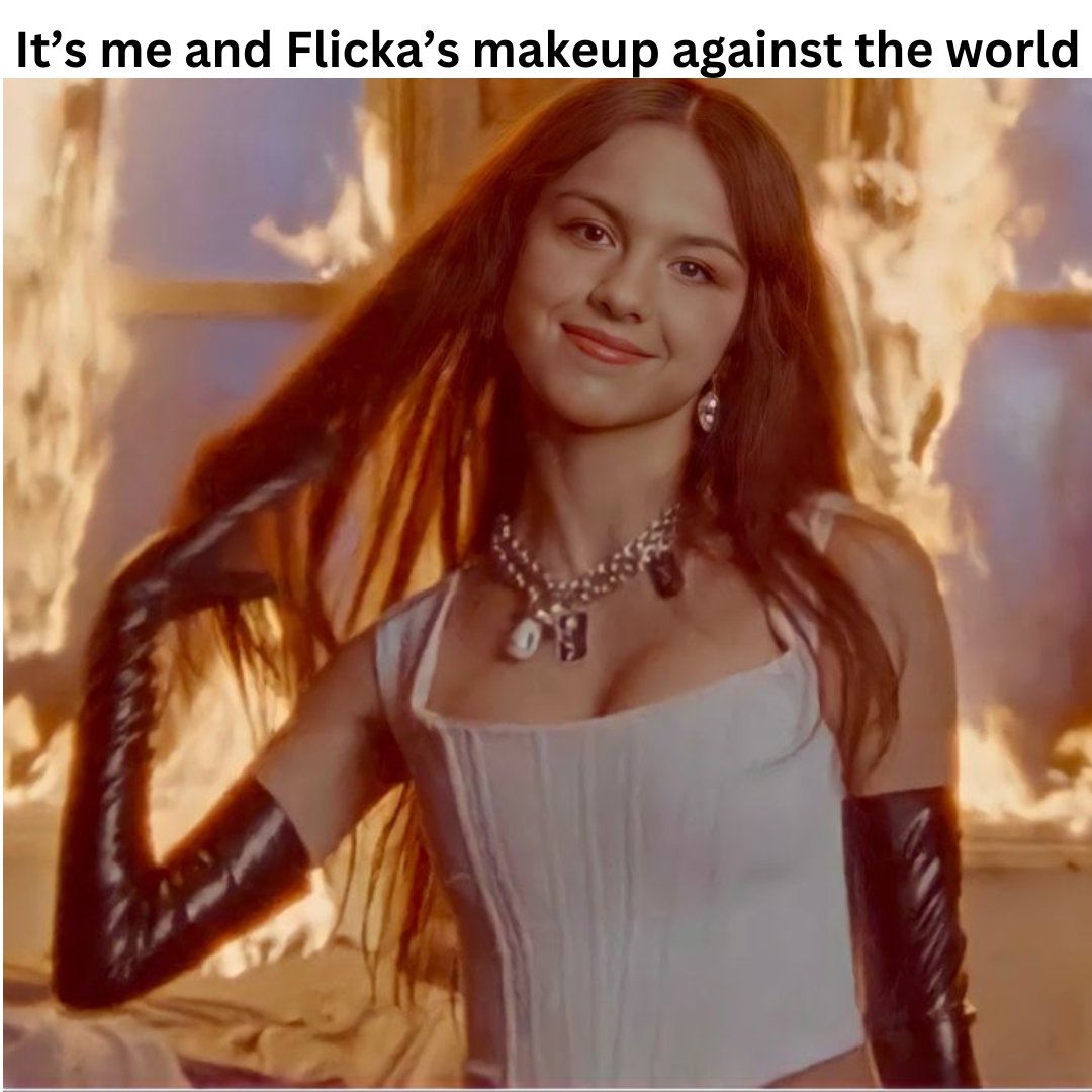 Flickacosmetics's tweet photo. It’s just me, Flicka’s makeup, and a fierce attitude against the world. 💅✨ Who’s with us? 💖 #UnbreakableVibes https://t.co/tMU3gqW6s6
